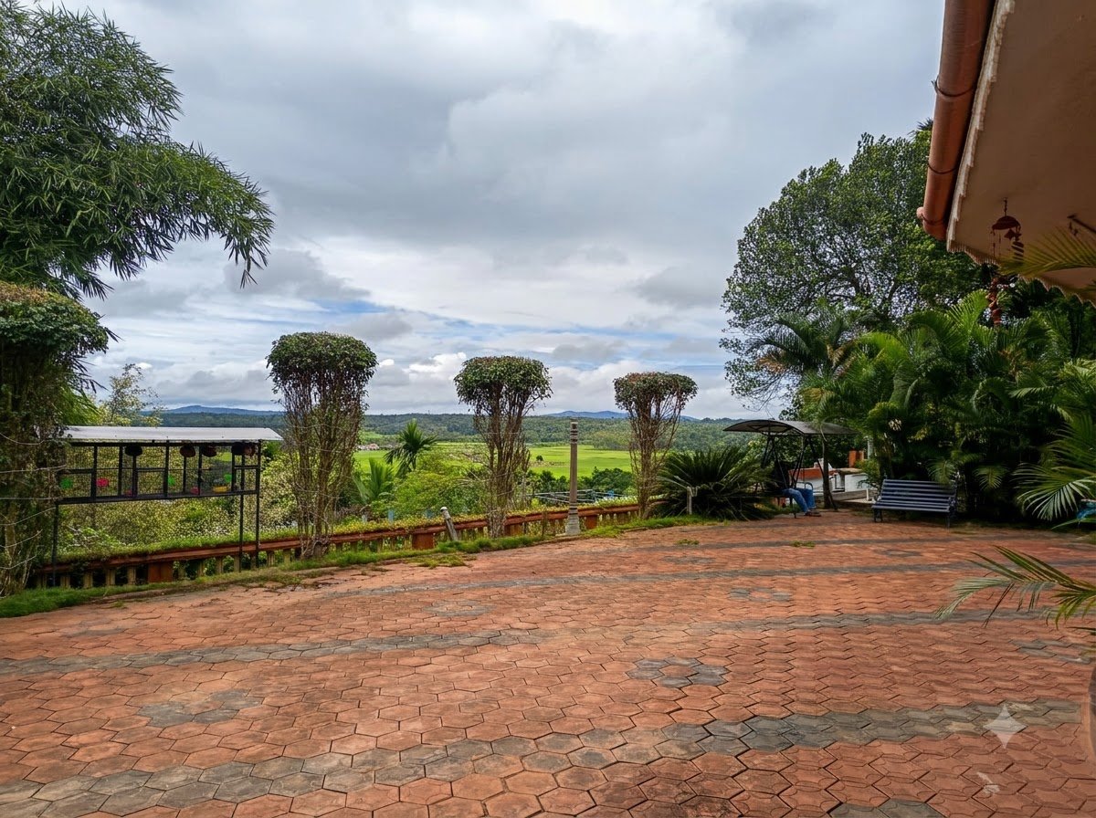 Open Hilltop Courtyard